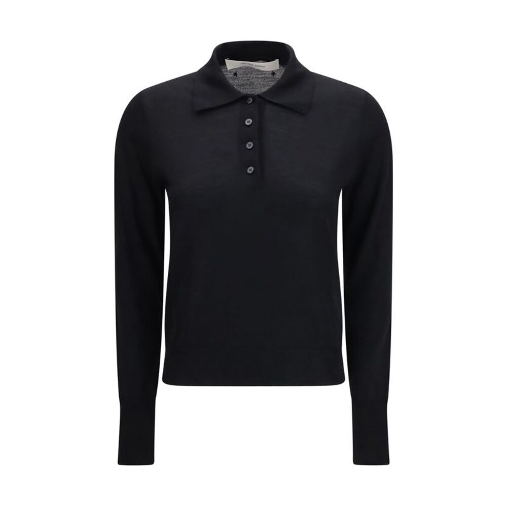 Golden Goose Women Long Sleeve Merino Wool Polo